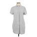 Abercrombie & Fitch Casual Dress: Gray Stripes Dresses - Women's Size Small