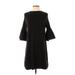 Moth Casual Dress - Sweater Dress: Black Dresses - Women's Size Small