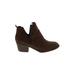 Rock & Candy by Zigi Flats: Brown Print Shoes - Women's Size 8 1/2 - Almond Toe