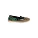 Anne Klein Flats: Green Graphic Shoes - Women's Size 6