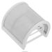 U Shaped Pop Filter Handheld Mic Windscreen Shield Microphone Covers Adjustable Metal White