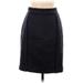 CH Carolina Herrera Casual A-Line Skirt Knee Length: Blue Tweed Bottoms - Women's Size 8