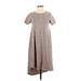 Lularoe Casual Dress: Gray Dresses - Women's Size X-Small