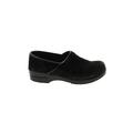 Dansko Mule/Clog: Slip On Wedge Casual Black Solid Shoes - Women's Size 42 - Round Toe