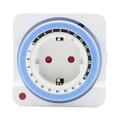 24 Hour Timer Outlet Mechanical Programmable Switch Electrical Indoor Wall Plug in EU Plug 230V