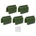 5Pcs Green Drywall Electrical Outlet Marker for Efficient Installation - Wire Protection Tool with Stainless Steel Nails ABS Construction Easy Cut Out for Single Gang Boxes