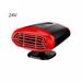 Jovati 2022 New Upgrade Portable Car Heater 30 Seconds Quickly Heat The Windshield defrost and Fog The Ceramic Insert Type for Automobile 2 and 1 hot Cooling Fan Space Heater for Indoors Use