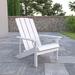Charlestown Poly Resin Adirondack Chair - Gray - All Weather - Indoor/Outdoor
