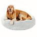 Dog Puppy Bed Cozy Anti-Anxiety Donut Cuddler Bed for Dogs and Cats - Soft Faux Fur Plush Cushion Bed for Small Medium and Large Pets - Calming and Warming Bed (Multiple Sizes Available)