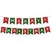 NANDIYNZHI garden decor Christmas Decoration Cartoon Faceless Paper Pull Flags And Bunting Christmas Christmas Scene Atmosphere Layout outdoor decor Colorï¼ˆClearanceï¼‰
