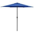 Andoer Outdoor Parasol with Aluminum Pole 106.3 x96.9 Azure Blue