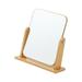 Wooden Vanity Mirror Stool Desk Topper with Lights Folding Table Student