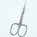 Cuticle Scissors Extra Fine Curved Blade Super Slim Scissors for Cuticles Care Professional Manicure Small Scissors with Precise Pointed Tip Grooming Blades Eyebrow Eyelash and Dry Skin