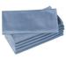Puomue 6 Pack Microfiber .. Glass Cleaning Cloth 16 .. Inch X 16 Inch .. Lint Free Quickly Clean .. Window Glasses Windshields Mirrors .. and Stainless Steel Dark .. Blue