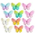 30 Pcs Acrylic Butterfly Nail Accessories Butterflies Ornaments Holiday Decorations Chic Toys Butterflies Toys Child