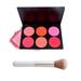 6 Color Blush Palette Long Lasting Delicate Powder Texture Natural Facial Blush for Daily Party Performance Blush