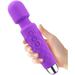 Wand Massager 20 Vibration Modes and 8 Speeds Rechargeable Quiet Cordless for Neck Shoulder Back Foot Muscle Body Massage Sport Recovery