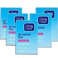 Oil Control Film Replacment for Clean & Clear Oil-Absorbing Sheets 5pack(total 300sheets)Oil Blotting Sheets for Face 9% Larger Makeup Friendly High-performance Handy Face Blotting Paper for Oily Skin
