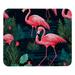 Flamingo Gaming Mouse Pad Mouse Mat Mouse Pad - Square 8.3x9.8 Inch Printed Non-Slip Rubber Bottom - Suitable for Office and Gaming
