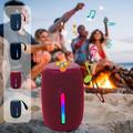 Isvgxsz New & Trending Clearance Outdoor Portable Bluetooth Speaker with Led Light Long Standby Life Wireless Speaker Hifi Stereo Sound Speaker Water Proof Speaker with Deep Bass Kitchen Decor