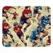 Football 8.3x9.8 Inch Square Desk Mat with Non-Slip Rubber Bottom for Office and Gaming â€“ Printed Mouse Mat Desk Mat Gaming Mouse Pad