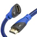 High-Speed HDMI Extension Cable - 1.5 Feet 2 Pack - Male to Female 4k HDMI Extender - 1.5ft