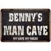 BENNY S Man Cave Black Grunge Sign Home Decor Gift Cave Funny 108120004125