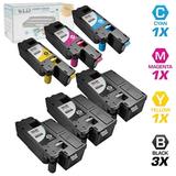 LD Compatible Replacements for Dell Color Laser C1660w Set of 6 Laser Toner Cartridges Includes: 3 332-0399 Black 1 332-0400 Cyan 1 332-0401 Magenta and 1 332-0402 Yellow