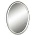 HN Home Hanford Transitional Nickel Finish Oval Beveled Mirror