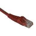Tripp Lite Patch Cable Snagless Molded Cat5e 350MHz RJ45 M-M 7FT Red