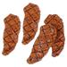 4 pcs Artificial Mini Steak Fake Meat Food Model Lifelike Cooked Roast Steak Model