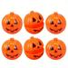 6pcs Halloween Party Tricky Toy Open Lid Pumpkin Candy Box Party Gift Box Mardi Gras Gift Suitable For Party Holiday Decoration Mini Pumpkin Storage Box Case Plastic Container For Holder Props Party