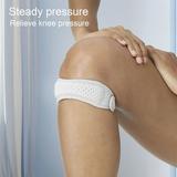 Ettsollp Knee Brace Adjustable Breathable Knee Strap for Pain Relief Non-slip Patella Support Strap