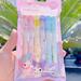 Sanrio Highlighter Pen Set Kawaii Hello Kitty Kuromi Melody Cinnamoroll Art Fluorescent Markers Pens Painting Graffiti Pen Set