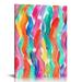 Gotuvs Colorful Abstract Wall Art Bright Pink Canvas Wall Decor Abstract Modern Wall Art Trendy Preppy Posters Colorful Aesthetic Pictures Modern Watercolor Prints Painting