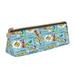 Cinco De Mayo of Taco Pattern Pencil Case with Zipper Leather Pen Pouch Storage Bag Cosmetic Organizer Bag
