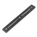 Universal Quick Release Plate Aluminum Alloy Camera Quick Release Plate with 1/4in Screw for DSLR Camera Black