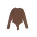 Heart & Hips Bodysuit: Brown Tops - Women's Size Small