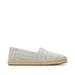 TOMS Women's Alpargata Rope 2.0 Cream Stripes Espadrille Shoes Natural/White/Multi, Size 8