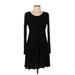 Max Studio Casual Dress - DropWaist: Black Dresses - Women's Size Large