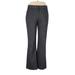 Amanda + Chelsea Dress Pants - High Rise: Gray Bottoms - Women's Size 10