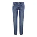 Diesel, Jeans, male, Blue, W34, Blue Slim Fit Jeans for Men