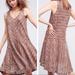 Anthropologie Dresses | Anthropologie Maeve Westwater Chevron Knit Dress | Color: Pink/Tan | Size: S