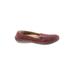 Natural Soul by Naturalizer Flats: Burgundy Shoes - Women's Size 6