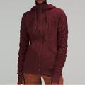 Lululemon Athletica Jackets & Coats | Lululemon Dance Studio Jacket Brand New With Tags Red Merlot/Heathered | Color: Red | Size: 10