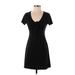 BP. Casual Dress - Mini: Black Solid Dresses - Women's Size Small