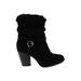 Torrid Boots: Black Solid Shoes - Women's Size 8 1/2 Plus - Round Toe