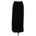 Old Navy Casual Maxi Skirt Long: Black Solid Bottoms - Women's Size Medium