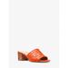 Michael Kors Shoes | Michael Michael Kors Ingrid Woven Leather Mule Optic Orange (Orange) 8.5 New | Color: Orange | Size: 8.5