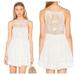 Free People Dresses | Free People Summer Crochet Lace Emily Mini Dress | Color: Cream/White | Size: S